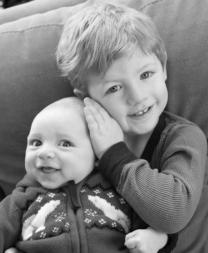 Brennan and Jack, 3 1/2 yrs old and 3 mos old