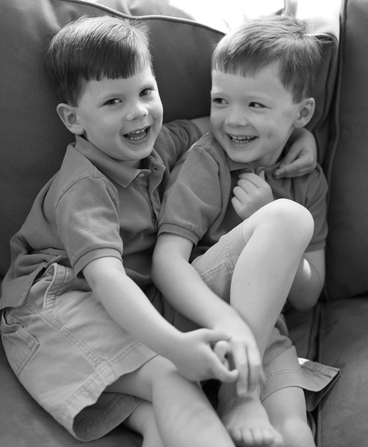 Emmett and Will, 5 1/2 and 4 years old